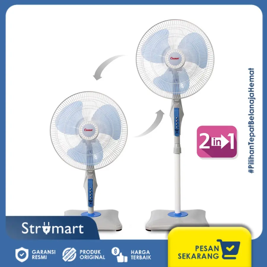Kipas Angin Berdiri 16" Cosmos SNQ/2IN1