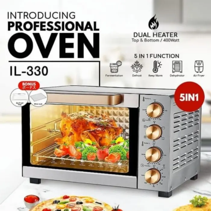 Oven + Pemanggang Idealife IL-330 30L / Mo 3001
