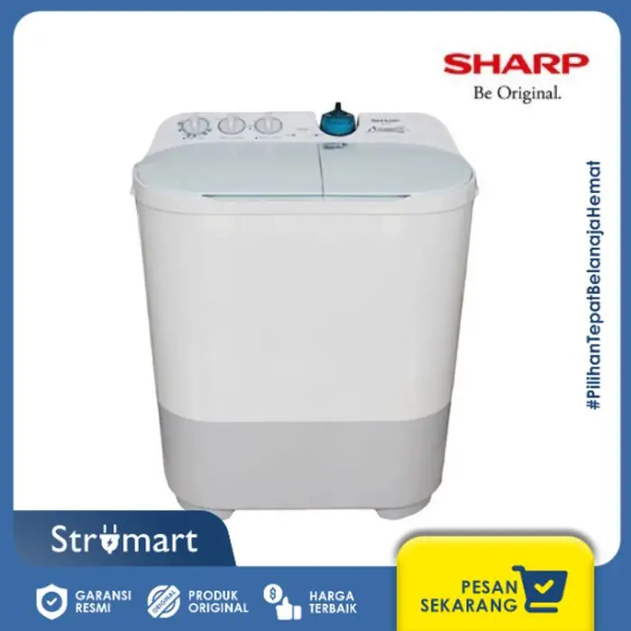Mesin Cuci 2TB Sharp ES-T77F-PPK/PBK