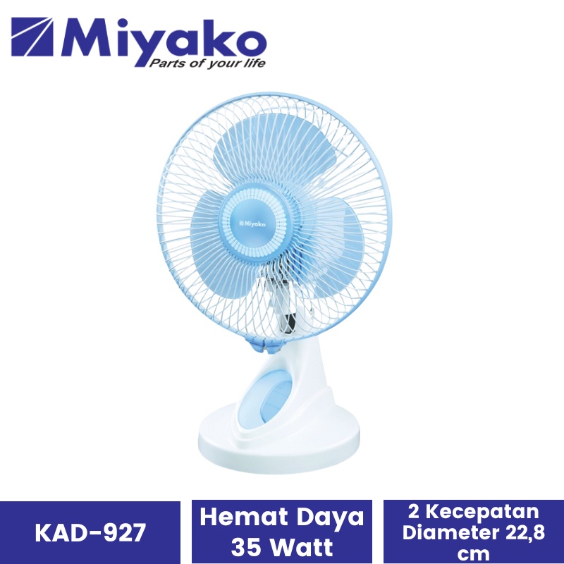 D-FAN 9" MIYAKO KAD-927B/2PC-1,5%/B-PL/30W @4