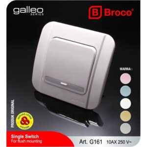SAKLAR + STOP KONTAK BROCO GALLEO G161-55S