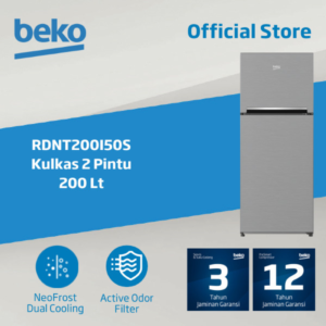 Beko Kulkas 2 Pintu 200 Liter RDNT200I50S