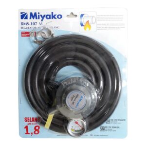 REGULATOR + SELANG GAS MIYAKO RMS-107M SET