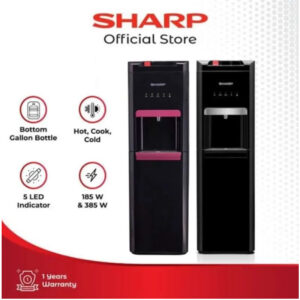 DISPENSER SHARP SWD-66EHL-BP/BS (HOT & COLD WATER DISPENSER)