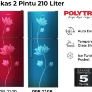 KULKAS 2 PINTU POLYTRON PRB-219B/R