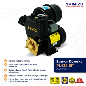 POMPA AIR SHIMITZU PL-138BIT/OTOMATIS