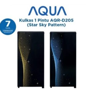KULKAS 1PT AQUA AQR-D205MSB/MSG